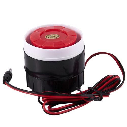 Continuous Sound Decibel Piezo Buzzer DC 12V 120db BlackRe