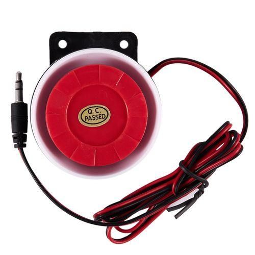 Continuous Sound Decibel Piezo Buzzer DC 12V 120db BlackRe