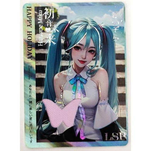 Anime Goddess Story Yor Forger Nami Boa Hancock Hatsune Miku Rem LSP Rare Collectible Cards Christmas Birthday Gifts Game