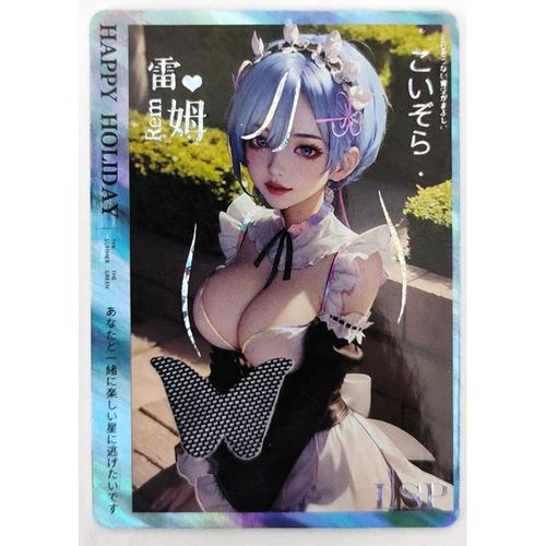 Anime Goddess Story Yor Forger Nami Boa Hancock Hatsune Miku Rem LSP Rare Collectible Cards Christmas Birthday Gifts Game