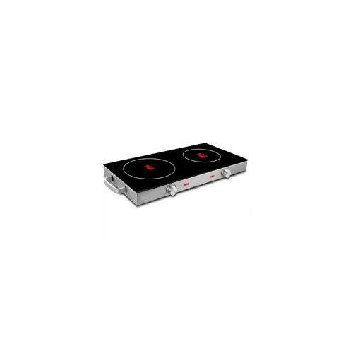 Dsp Double Seat Electric Infrared Cooker Induction Heater Ceramic Glass Plate LED Display Control Timer -Multicolor
