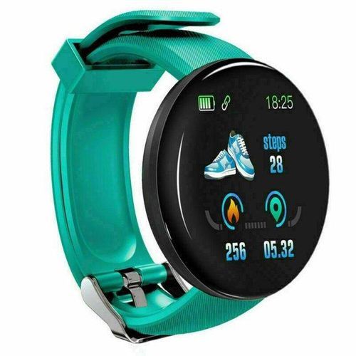 round smar bracele D18S Macaron color screen sep couning sleep monioring hear rae and