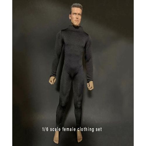 In 1/6 Scale CJG-M013 Men's Elastic Bodysuit Tights Underwear Jumpsuit For 12 inches M34 Muscle Body Male