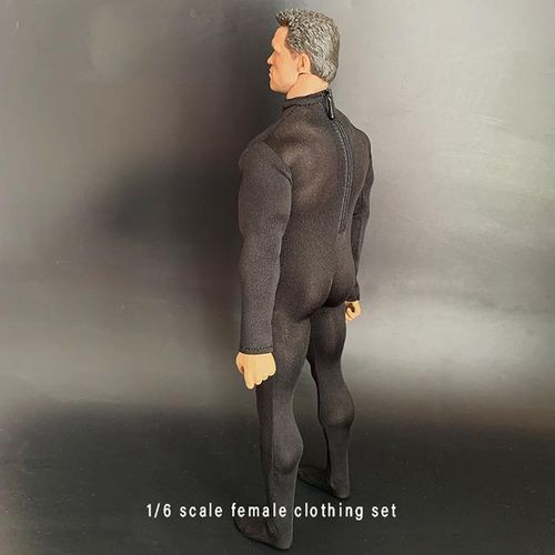 In 1/6 Scale CJG-M013 Men's Elastic Bodysuit Tights Underwear Jumpsuit For 12 inches M34 Muscle Body Male