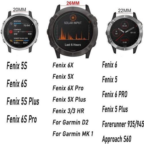 Quick Fit 20mm 22mm 26mm Titanium Strap For Garmin Watch Fenix 7x 7 Solar 6x Pro/fenix 6 Pro /fenix 6 Sapphire /forerunner 935