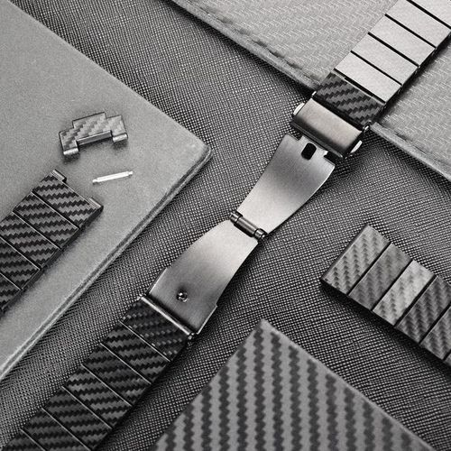 Lightweight Carbon Fiber Strap For Huawei Gt2 2e Gt3 46mm Band Samsung Galaxy Watch 4 44mm For Honor Gs Pro Amazfit Gtr3 Gtr Gts