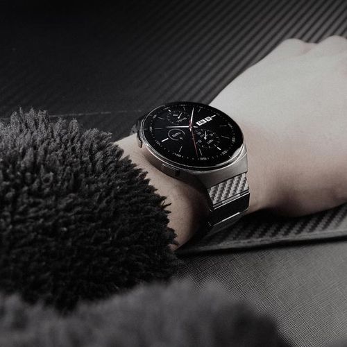 Lightweight Carbon Fiber Strap For Huawei Gt2 2e Gt3 46mm Band Samsung Galaxy Watch 4 44mm For Honor Gs Pro Amazfit Gtr3 Gtr Gts