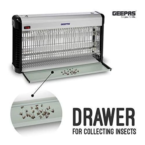 Geepas Electric Mosquito Killer/Insect killer/All Insect Trapper-Grey