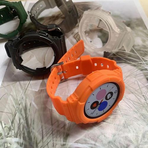 Suitable For Galaxy Watch 45th Generation Watch Protective Case Case One Piece Transparent Silicone Strap Soft New Model