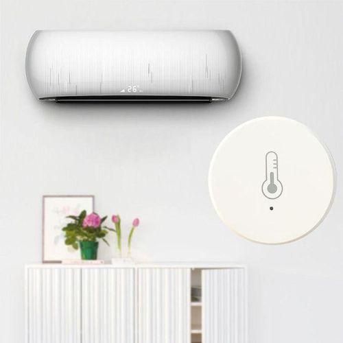 Temperature And Humidity Sensor For Tuya App Checking The Climate