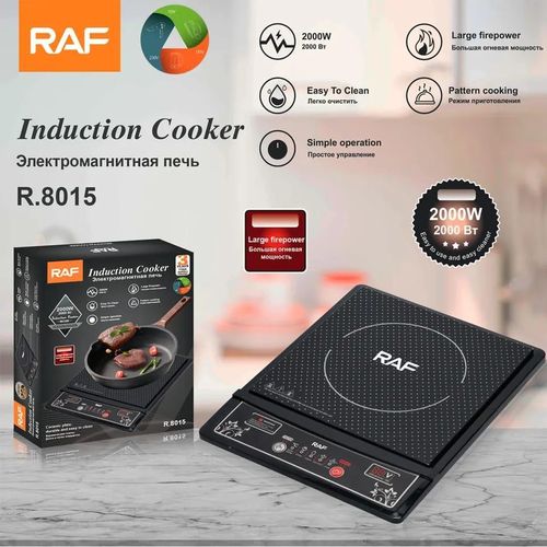 RAF Electric Digital Touch Control Stove Heating Radiant Infrared Cooker Induction Cooker  With Large Fire Power – Black
