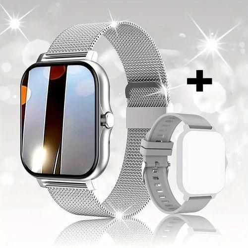 For Huawei Xiaomi Samsung Phone Color Screen Full Touch Custom Dial Smart Watch Women Bluetooth Call SmartWatch Men 2024 New