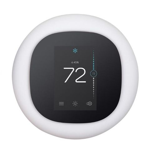 Protective Durable Dust-Proof Silicone Intelligent Thermostat Wall Plate Bracket Cover Compatible For Ecobee 3 Lite