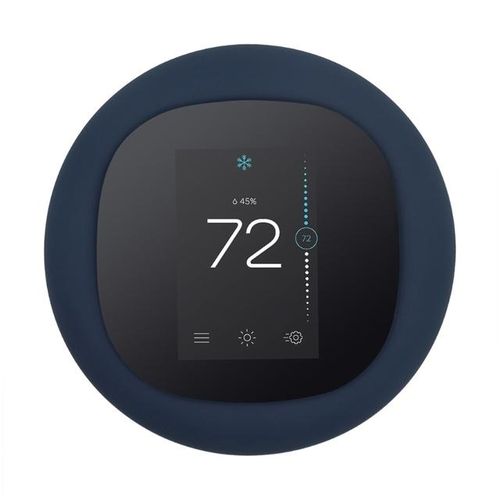 Protective Durable Dust-Proof Silicone Intelligent Thermostat Wall Plate Bracket Cover Compatible For Ecobee 3 Lite
