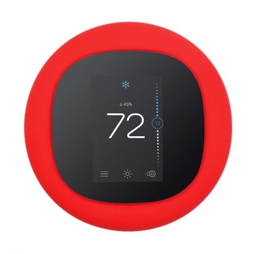 Protective Durable Dust-Proof Silicone Intelligent Thermostat Wall Plate Bracket Cover Compatible For Ecobee 3 Lite