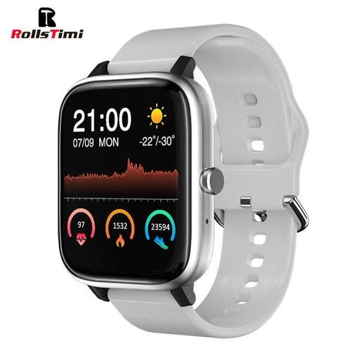 Rollstimi 2021smart Watch Ladies Heart Rate Blood Pressure Sport Watch Men Woman Waterproof Lady Smart Bracelet Android And Ios