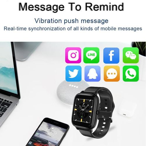 Rollstimi 2021smart Watch Ladies Heart Rate Blood Pressure Sport Watch Men Woman Waterproof Lady Smart Bracelet Android And Ios