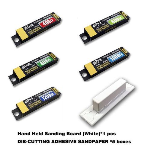 Mecha Model Special Tool Hand Held Sandpaper Sanding Board Hobby Accessory