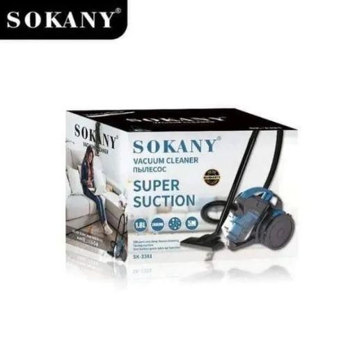Sokany Vacuum Cleaner With Super Suction 1.8 Liters Efficient And Deep House Cleaning-Multicolour