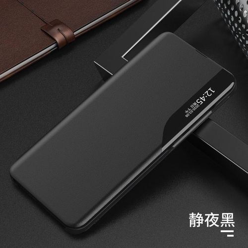 Suitable for Xiaomi 13tpro Half-Side Window Redmi Note13pro Phone Case F5pro Flip Leather Case Pocox5