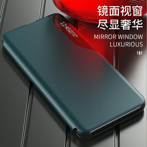 Suitable for Xiaomi 13tpro Half-Side Window Redmi Note13pro Phone Case F5pro Flip Leather Case Pocox5