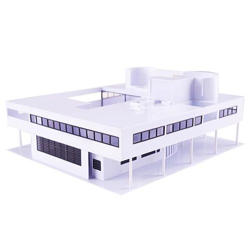 1pc 1:100 Scale Miniature Building Construction Set Famous Architecture Material Prefabricated House to Assemble Model Craft