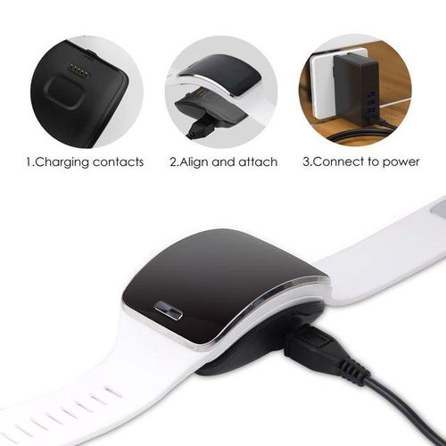 Gear S Sm-R750 Charger Replacement Charging Dock Cradle Charger For Samsung Gear S Smart Watch Sm-R750 With Micro Usb Cable