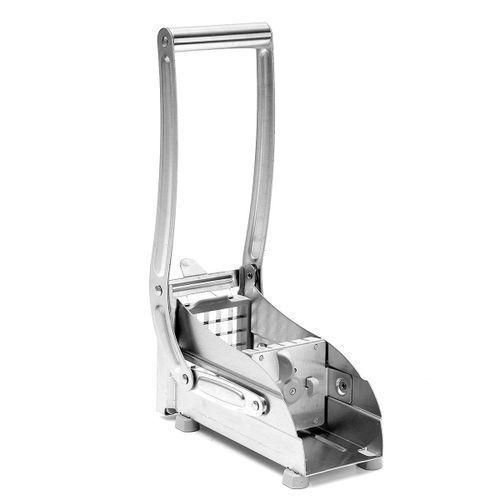 Stainless 2 Blades Potato Chipper Slicer Chip Cutter Chopper - Silver