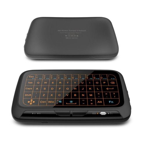 2.4GHz Mini Backlight Wireless Keyboard H18+ USB Full Touchpad Screen Air Mouse Business