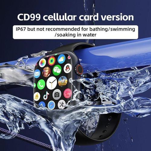 2024 Cellular Smartwatch 5G SIM Card Call Watch With 180° Telescoping Rotating Camera.