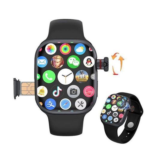 New Cellular Smartwatch 4G SIM Card Call Watch With 180&deg; Telescoping Rotating Camera.