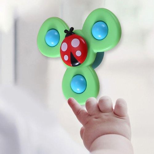 Baby Toy 3 In 1 Fingertip Spinner Baby Rattle