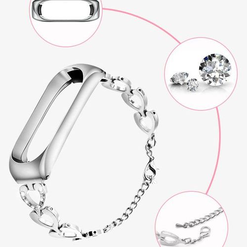 Wrist Band For Xiao Mi Band 7 6 5 4 3 Strap Metal Bracelet Smart Bracelet Accessories For Mi Band Xiami Xaiomi Xiomi