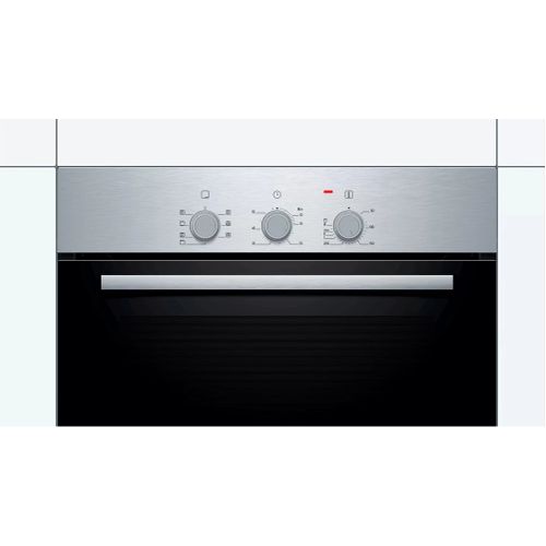 Bosch  HBF011BR1M Serie 2 60 cm 66 – Litres Built-in Electric Oven With 3D Hot Air - Stainless Steel