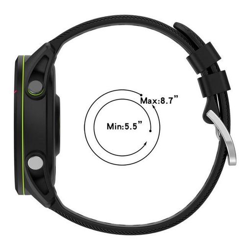 18 22mm Silicone Band Strap For Garmin Forerunner 265 265s 255 255s 245 645 Venu 2 Sq2 Plus Vivoactive 4 3 Samrt Watch Bracelet