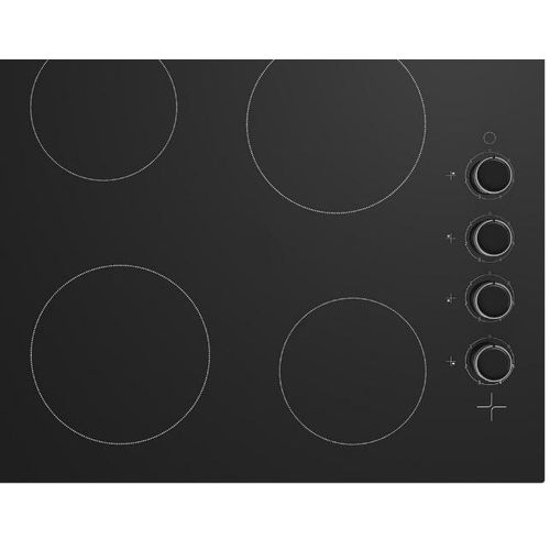 Beko 60cm Ceramic Hob With Side Knob Controls - Black