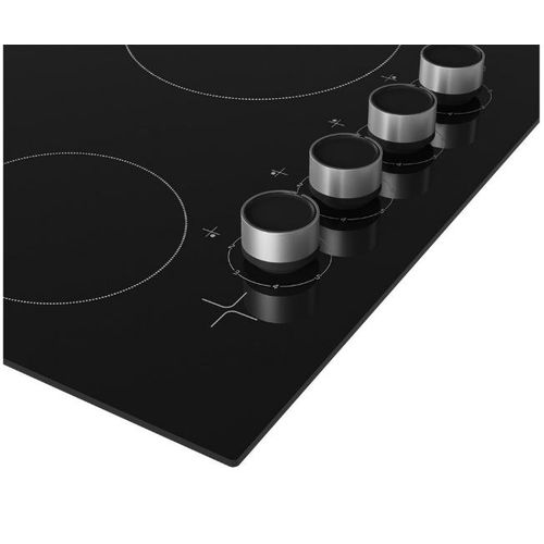Beko 60cm Ceramic Hob With Side Knob Controls - Black