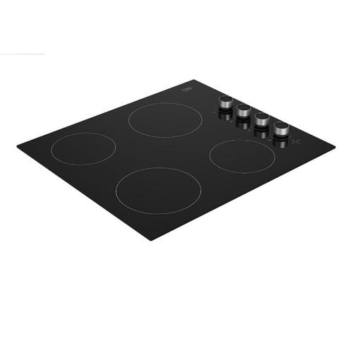 Beko 60cm Ceramic Hob With Side Knob Controls - Black