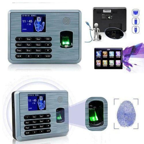 3 Inch TCP Terminal Biometric Attendance USB Machine Time Clocks Orange 36