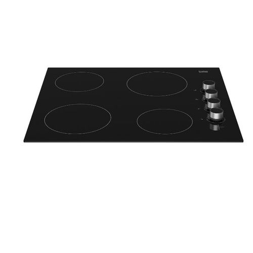Beko 60cm Ceramic Hob With Side Knob Controls - Black