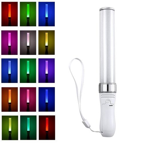 LED Light Sticks LED Glow Sticks 15 Colors Switchable Poi