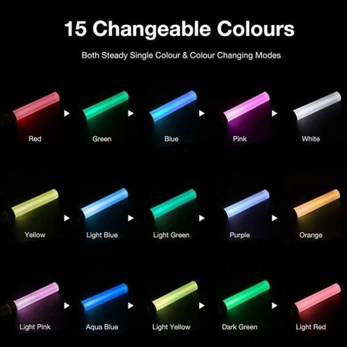 LED Light Sticks LED Glow Sticks 15 Colors Switchable Poi