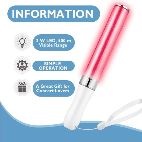 LED Light Sticks LED Glow Sticks 15 Colors Switchable Poi