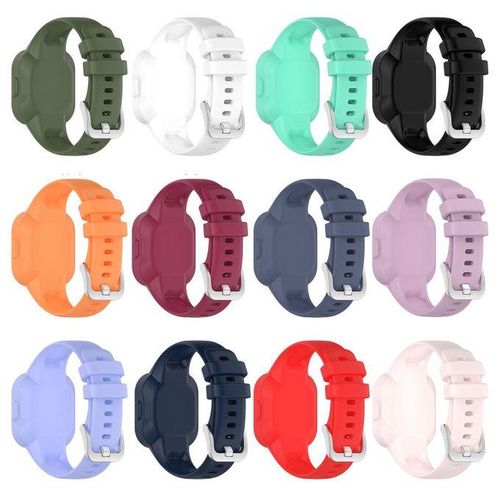 Portable Adjustable Soft Silicone Children Watch Band-White