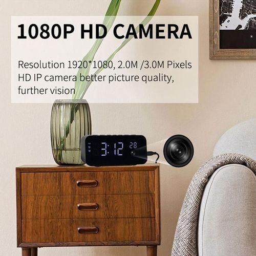 1080P WiFi Motion Detection Mini Spy Camera Clock, For Indoor
