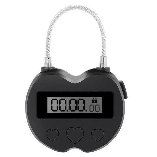 915 Generation Smart Time Lock LCD Display Time Lock Multifunction Travel Electronic Timer Waterproof USB Rechargeable Temporary Timer Padlock