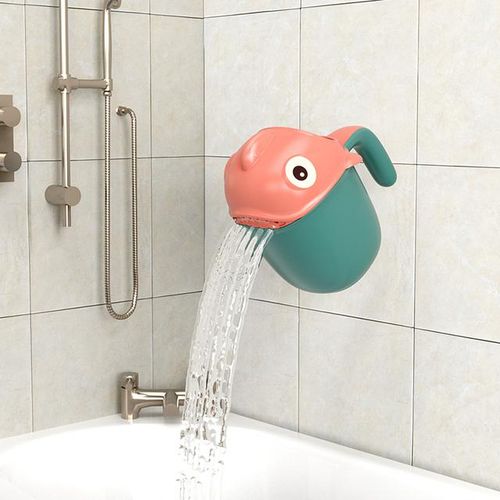 New Baby Cartoon Bathing Cup Baby Shampoo Cup Toddle Shampoo Cup Bathing Bailer Washing Hair Baby Shower Spoons Baby Items