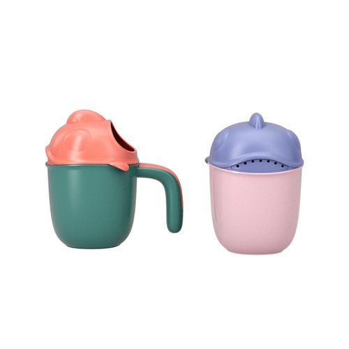 New Baby Cartoon Bathing Cup Baby Shampoo Cup Toddle Shampoo Cup Bathing Bailer Washing Hair Baby Shower Spoons Baby Items