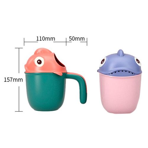 New Baby Cartoon Bathing Cup Baby Shampoo Cup Toddle Shampoo Cup Bathing Bailer Washing Hair Baby Shower Spoons Baby Items