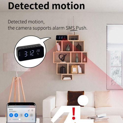 4K Hidden Spy Camera 1080P WiFi Wireless Nanny Camera For Indoor